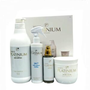 PLATINUM ערכת טיפוח לשיער מסכה, שמפו, סרום ומסכה ללא שטיפה מבית וויאט פלטינום