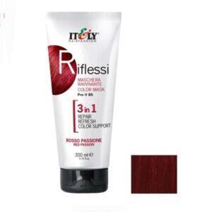 מסכת צבע לשיער – גוון אדום תשוקה ITELY Riflessi 3 in 1 Hair Color Mask,